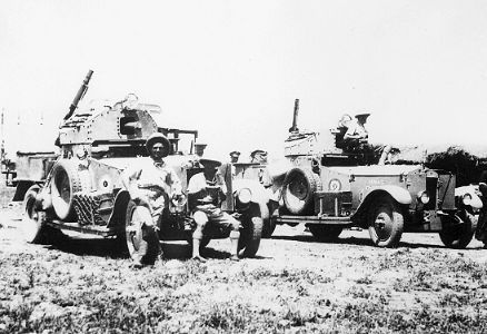 Rolls Royce Armoured Cars in the Middle East.  A pair of these vehicles were shipped from Port Sudan to join The Arabian Detachment in the Hejaz.