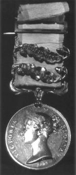 Crimea medal with clasps for Inkerman and Sebastopol