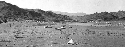 Advanced Landing Ground at Gayadah 45 miles west of the Hejaz Railway Station