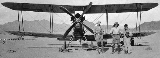 Lt Wilkinson and Capt Henderson at the ALG at Baidha