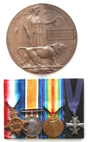 Lieutenant Walter Henry Goodale R.A.F. - medal group and memorial plaque